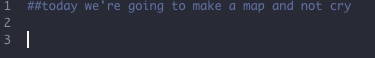 I like to leave myself notes of encouragement in my R scripts and then find them months later
