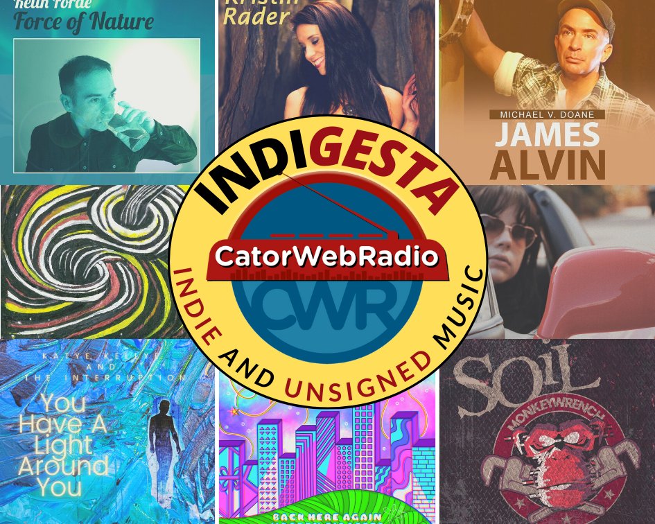 Catorweb radio (@catorwebradio) on Twitter photo #OnAirNow #INDIGESTA
Music by:
<a href="/animalsoulsmus1/">animalsoulsmusic</a>
<a href="/Senistro_Band/">Senistro</a>
<a href="/MichaelVDoane/">Michael V. Doane</a>
<a href="/soiltheband/">SOiL</a>
<a href="/katyekellyeand1/">Katye Kellye and The Interruption 🎶Ⓜ️</a>
#WoodenGiraffes via <a href="/payne_arthur/">Dreamin' Out Loud, LLC</a>
<a href="/ThishouseWB/">This House We Built THWB</a> via <a href="/Emma_Scott/">Emma Scott</a>
<a href="/kaiyahmercedess/">kaiyah</a>
#MichelleEssence
<a href="/KeithForde/">Keith Forde</a>
@kmaccident
#TheHi-Tops #OnAirNow #INDIGESTA
Music by:
<a href="/animalsoulsmus1/">animalsoulsmusic</a>
<a href="/Senistro_Band/">Senistro</a>
<a href="/MichaelVDoane/">Michael V. Doane</a>
<a href="/soiltheband/">SOiL</a>
<a href="/katyekellyeand1/">Katye Kellye and The Interruption 🎶Ⓜ️</a>
#WoodenGiraffes via <a href="/payne_arthur/">Dreamin' Out Loud, LLC</a>
<a href="/ThishouseWB/">This House We Built THWB</a> via <a href="/Emma_Scott/">Emma Scott</a>
<a href="/kaiyahmercedess/">kaiyah</a>
#MichelleEssence
<a href="/KeithForde/">Keith Forde</a>
@kmaccident
#TheHi-Tops