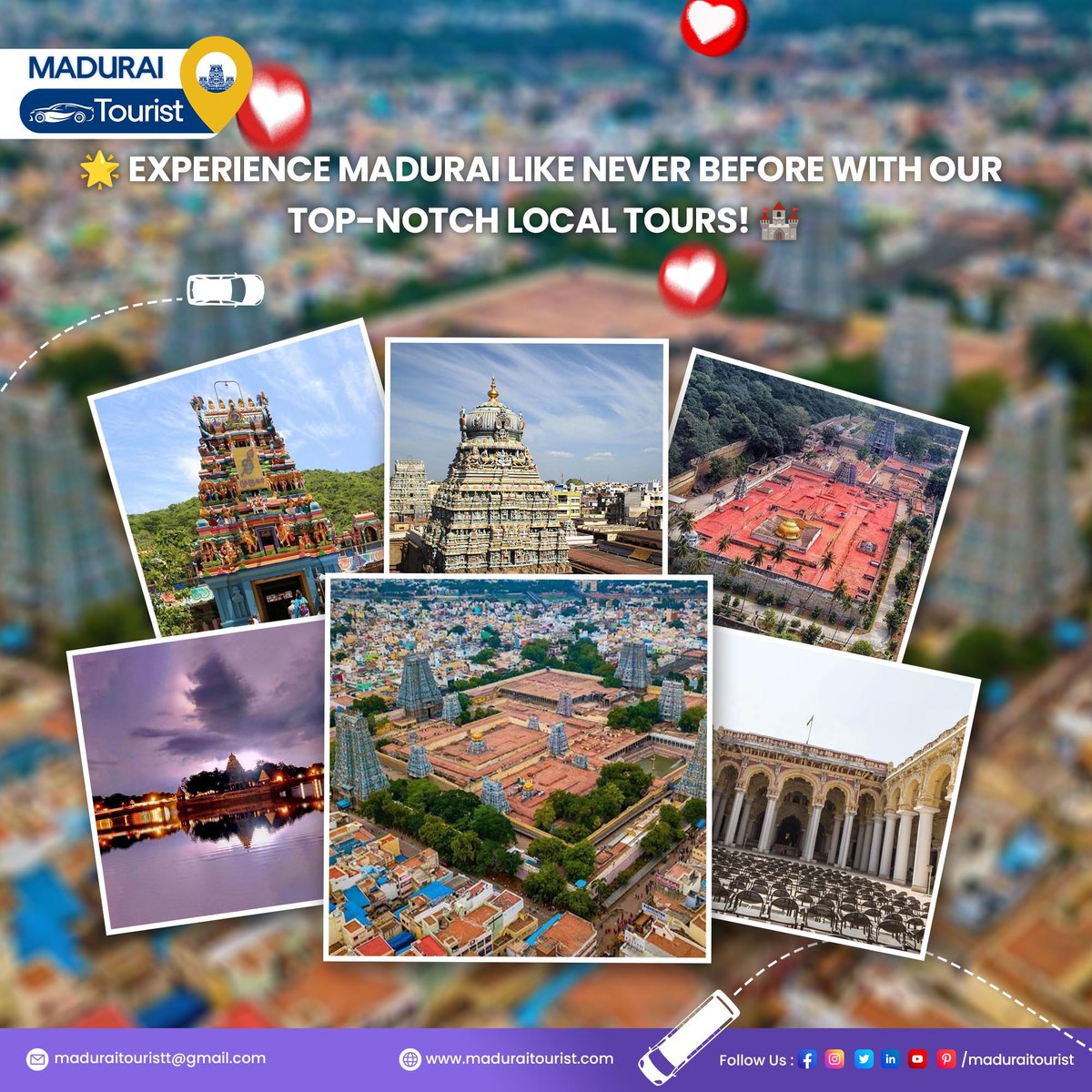 🌟 Uncover rich history, immerse in vibrant culture, and be captivated by awe-inspiring sights. Join us for unforgettable adventure through the heart of Madurai! 🏰🎭👁✨ 👉maduraitourist.com/trip/madurai-l… #maduraitourist #letsconnect #experiencemadurai #localtours #uncoverhistory