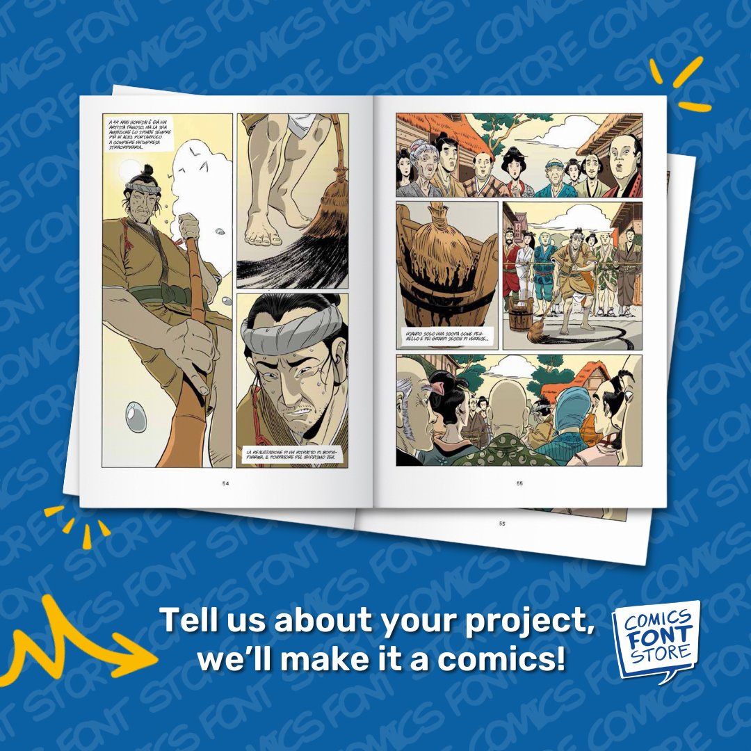 Comics Font Store tweet media