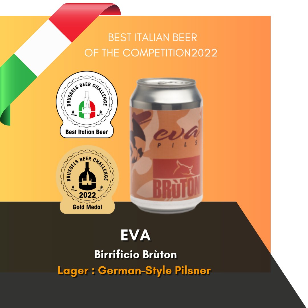 BBeerChallenge's tweet photo. 🇮🇹 Cheers to the weekend with @birrabruton !
➡️ Best Italian Beer of the competition 2022 with EVA 🥇
#craftbeer #beer #Brussels #Belgium #goldmedal #brusselsbeerchallenge #silvermedal #bronzemedal #beercompetition #bestbeer #italianbeer #italiancraftbeer https://t.co/VTfjILzwr1