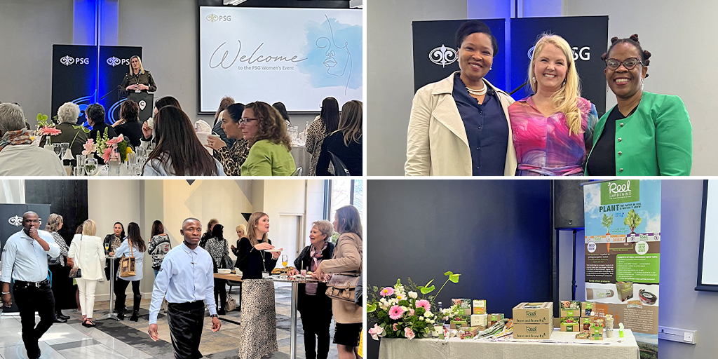 PSG Insure (@psginsure) on Twitter photo The last segment of the PSG #WomensDay event celebrated the strength, resilience and achievements of incredible women with Bridgitte Mathews CA(SA) , <a href="/Ntsiki_Biyela/">Ntsiki Biyela</a> Director of <a href="/AslinaWines/">Aslina Wines</a> and Claire Blanckenburg Founder & CEO of @ReelGardening . The last segment of the PSG #WomensDay event celebrated the strength, resilience and achievements of incredible women with Bridgitte Mathews CA(SA) , <a href="/Ntsiki_Biyela/">Ntsiki Biyela</a> Director of <a href="/AslinaWines/">Aslina Wines</a> and Claire Blanckenburg Founder & CEO of @ReelGardening .