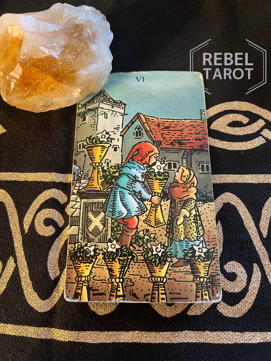 Today’s pull for the collective is all about genuinely loving and connecting with one another on a higher level. Are we spending quality time and creating beautiful memories with those we love? Today is the day to do that. As we feel more love, the world heals. ❤️ #sixofcups