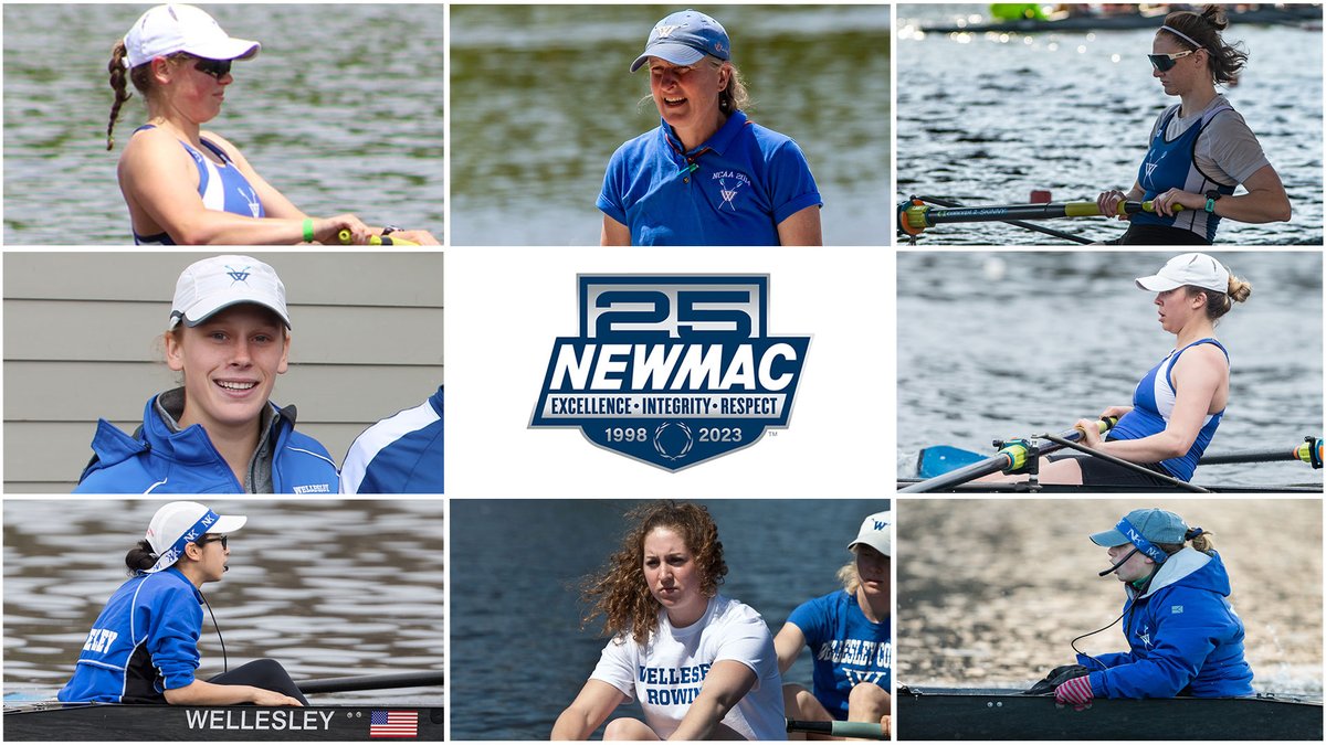 Seven Members of Blue Crew, Spillane Honored on 25 Year All-NEWMAC Team

📣 - wellesleyblue.com/x/1fjec

> Becca Kimball '14, Meg Roberts '16, Kathryn Barth '17, Kelsey Campbell '18, Stephanie Kim '18, Sydney Stento '18, and Katie Ball '22 were honored

#EarnTheW | <a href="/NEWMACsports/">NEWMAC</a>