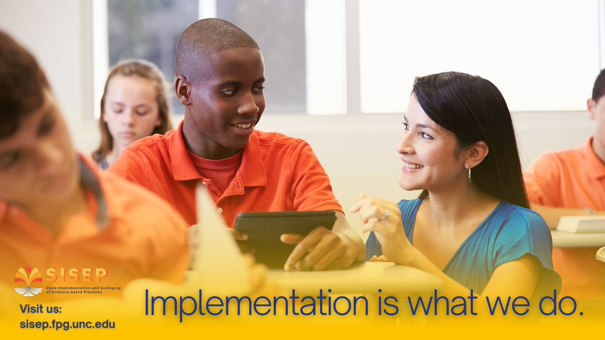 As the new school year begins, set the stage for greatness with implementation best practices that elevate our classrooms! Let's make every effort count. Here's to a year filled with growth, learning, and impactful #implementation! Visit sisep.fpg.unc.edu to learn more.