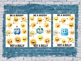 'No bullying policy' digital art by GiGio ❤️ #buddy #bully #poster #trending @DreamyBoho2 etsy.com/shop/DreamyBoh…