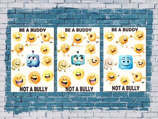 DreamyBoho2's tweet photo. "No bullying policy" digital art by GiGio ❤️
#buddy #bully #poster #trending 
@DreamyBoho2 
https://t.co/QLogNkTSF9 https://t.co/IBQp0nqi7j