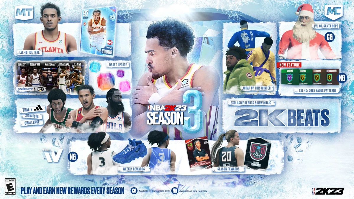 Thebrothajones's tweet photo. YOU HAVE TO PICK ONE, WHICH WOULD YOU RATHER HAVE in NBA 2K24? 

NBA 2K18 ROAD TO 99

Or

NBA 2K23 SEASONS https://t.co/c9x4cDiZfd