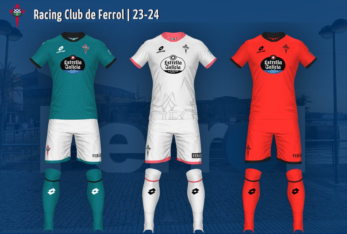 Racing Club de Ferrol 2008-09 Home Kit