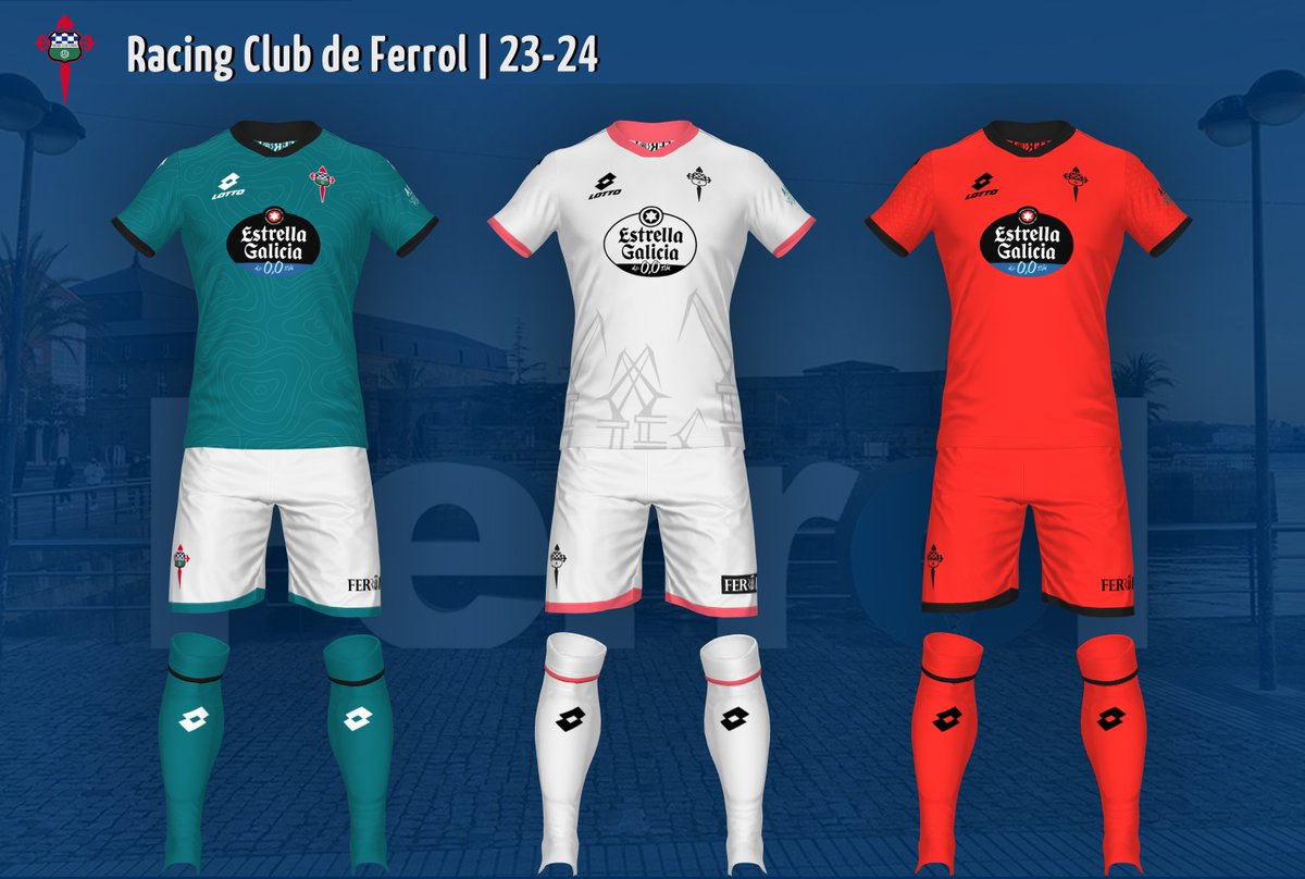 Buy Sticker Escudos 2º División Racing Club Ferrol Liga Este 2023-24