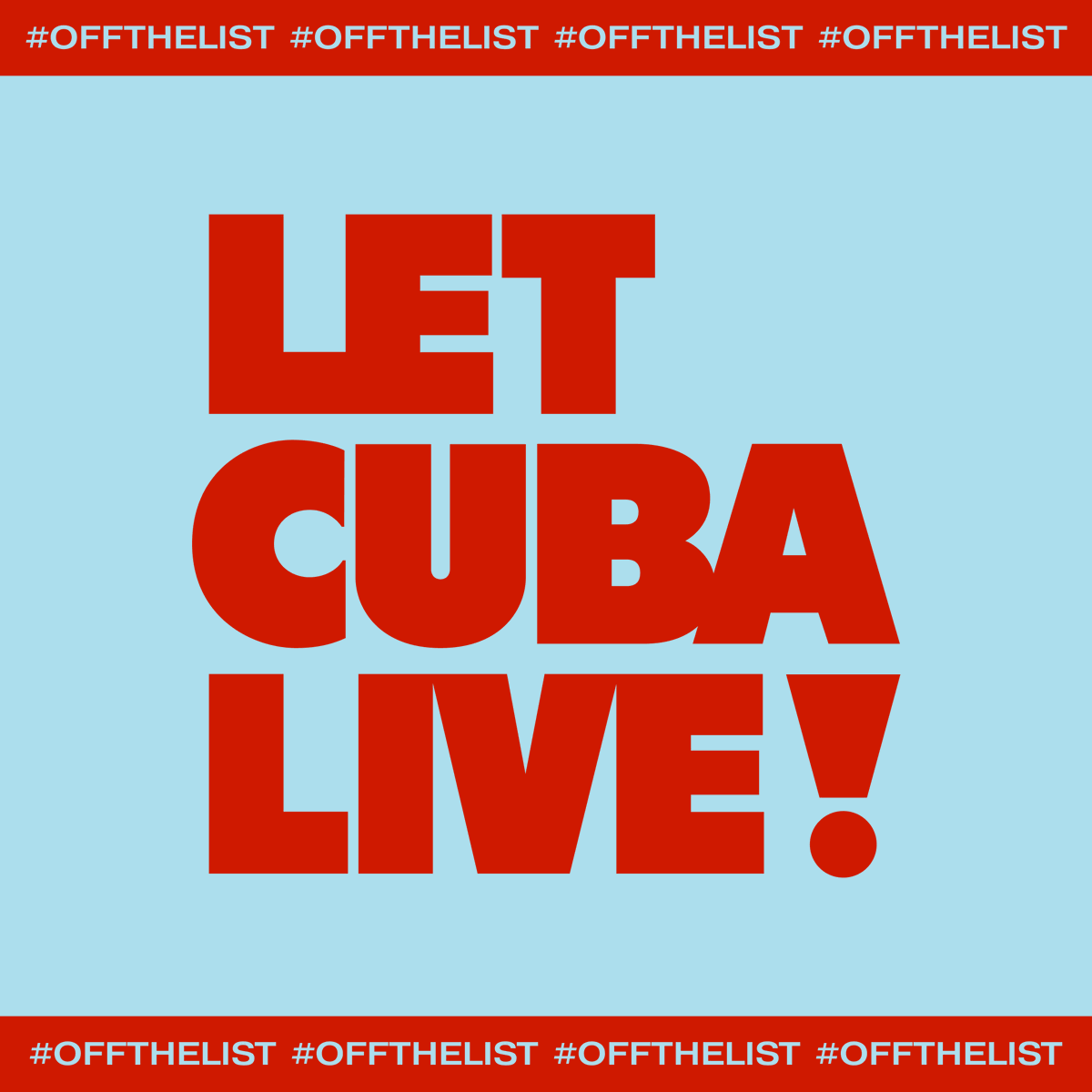 peoplesassembl_'s tweet photo. 📢🇨🇺 Join us today as we launch an urgent global call for one million signatures to remove Cuba from the list of state sponsors of terrorism. #LetCubaLive #OffTheList

✍️Sign &amp; share: https://t.co/CR6630RNsG https://t.co/q6vh756ANt