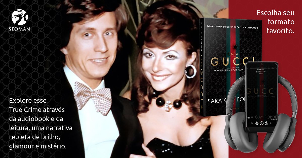 Seja envolvido pela história épica da #CasaGucci - desde os deslumbrantes desfiles até os dramas nos bastidores e um verdadeiro #truecrime.

Escolha o seu lado: mergulhe nas páginas impressas ou deixe-se envolver pela magia da narração pela #belkutner na plataforma @‌ubookapp