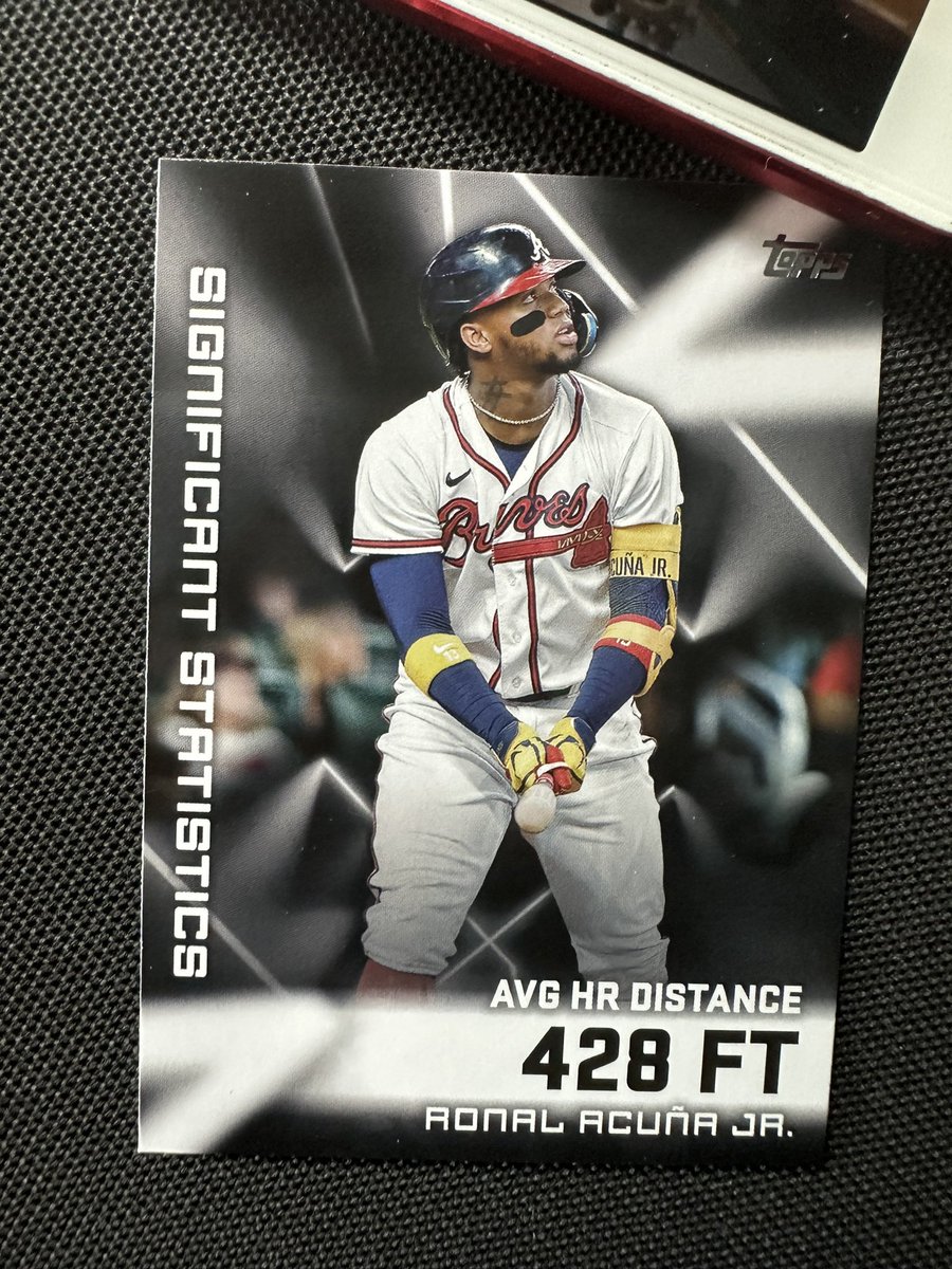 machado3B's tweet photo. Ronald acuna jr misspell card?? https://t.co/d7RM1JSb5w
