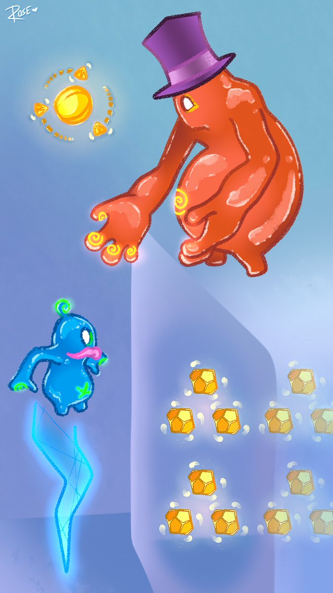 design_by_rose's tweet photo. .@Kellzaba is an amazing friend to find secret coins with AND throw into a wall (don’t worry, she tolerates it)!
#art #fanart #shifthappens #plom #bismo https://t.co/7Nb2FiqC6f