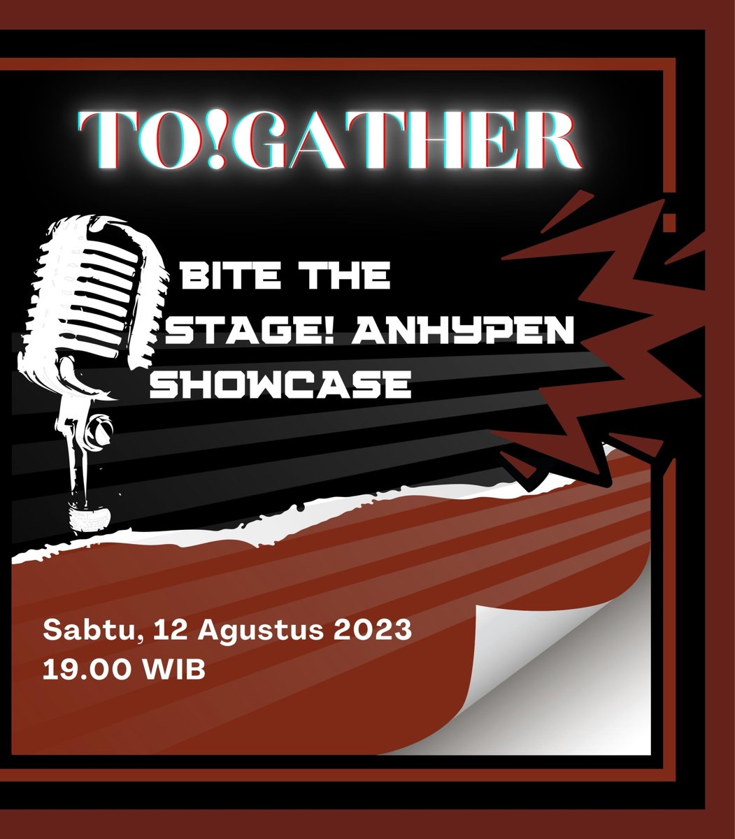 ㅤ
ㅤ
ㅤㅤㅤ⠀ㅤㅤ𝐓𝐎!𝐆𝐀𝐓𝐇𝐄𝐑:
ㅤㅤㅤ⠀ㅤㅤBITE THE STAGE!
ㅤㅤㅤ⠀ㅤㅤANHYPEN SHOWCASE
ㅤㅤㅤ⠀ㅤㅤAugust 12th ⸺ 07.00 PM
ㅤㅤㅤ⠀ㅤㅤ📍Studio 204.1 FM
ㅤ
ㅤ