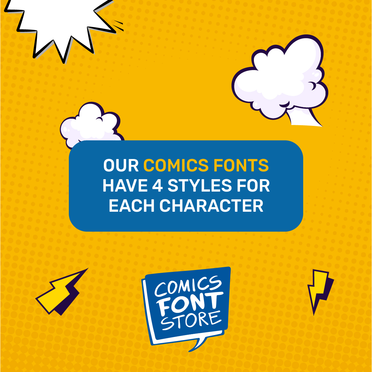 Comics Font Store tweet media