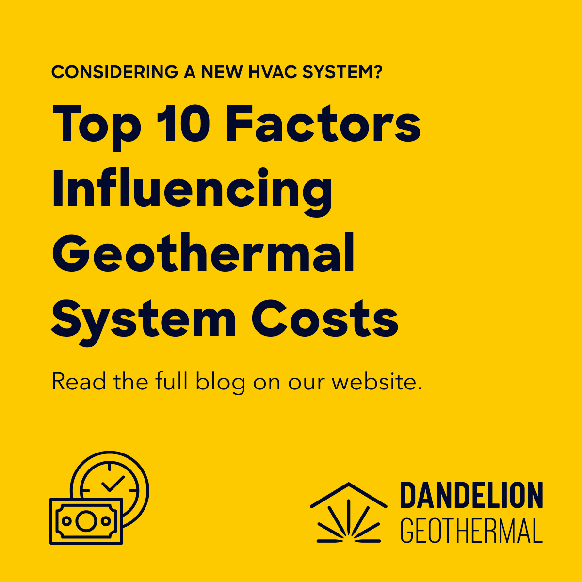 Many factors influence the installation and cost of a geothermal heating and cooling system.

In our new blog, we identify and explain each element so you have a comprehensive understanding of the factors influencing geothermal system installation costs: hubs.ly/Q01-RlKx0