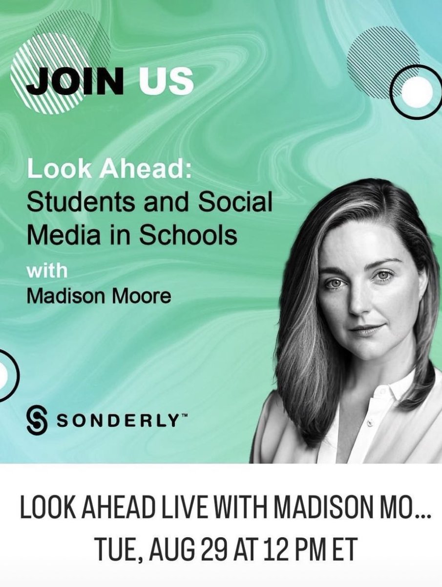 Looking forward to chatting with <a href="/sonderlyio/">sonderly.io</a> about social media, children and youth, and schools on August 29th at 12pm EST. #socialmedia #children #youth #schools #digital #digitalrights #talk
