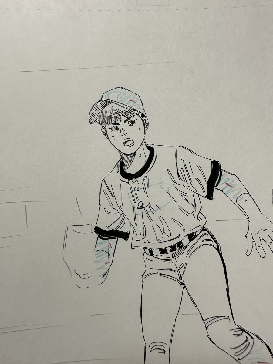BUNGO361話ペン入れ1日目終了。 だいぶ咳が出なくなってきたので、そろそろ少しお酒を飲もうかな。いや我慢かな。  トリリオンゲーム観ながら考えます!