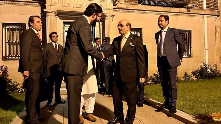 It was truly an honour to be hosted by His Excellency Sardar Masood Khan Sahib <a href="/Masood__Khan/">Masood Khan</a>, Ambassador of Pakistan to the United States at the beautiful Pakistan House in Washington D.C. 
I am truly grateful to Amb Masood Khan for organising a welcoming dinner for this humble