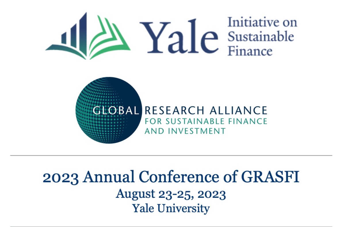 Monday, August 14th is the last day to register for the 2023 Annual Conference of GRASFI! 

For additional details about the agenda and how to register: sustainablefinancealliance.org/annual-confere… 

#yale #transitionrisks #impactinvestment #climatepolicy #biodiversityfinance #ESGratings #GSFRC2023