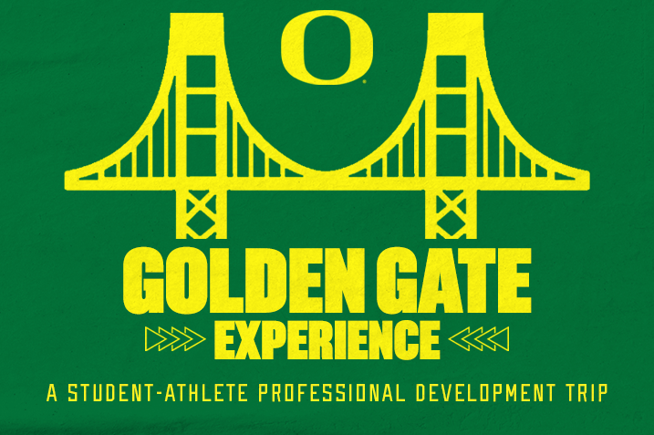 Introducing the Golden Gate Experience!

Oregon Athletics is bringing a group of student-athletes to the Bay Area this fall to meet industry professionals and learn about a range of different career paths and opportunities!

🎁Learn more &amp; make a gift: GoDucks.com/GoldenGateExpe…