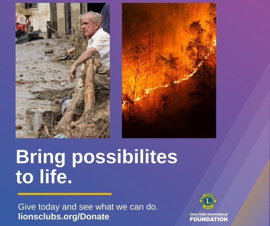 LCIF is mobilizing relief funds to Lions in Slovenia and Hawaii, where flooding and wildfires have left communities in distress. The LCIF Emergency Grant funding supports Lions in these regions. Where there's a need, there's a Lion. Donate today: bit.ly/3Ot3kBX.
