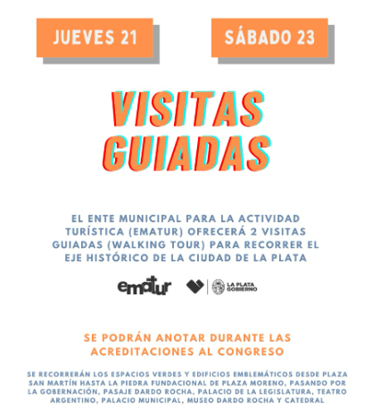RAS2023LAPLATA's tweet photo. Y también tener en cuenta que la capital de la Provincia de Buenos Aires cuenta con visitas guiadas, disponible dos fechas distintas para interesadxs! https://t.co/Aim2g9T0jB