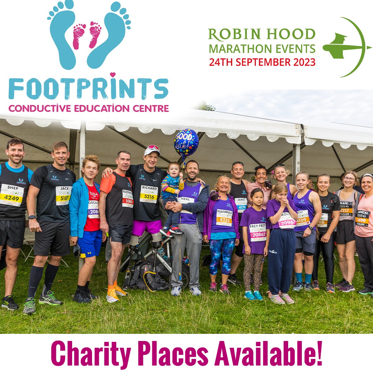 RobinHoodHalf's tweet photo. Footprints are a Nottingham based charity who provide Conductive Education and other services to help children with mobility and communication problems. Join 4 them
#CharityRun #RunForCharity #BeTheChange #RunForLife #CharityRunners #RunForACause #CharityChallenge #RunningForGood https://t.co/rn1FTwnlS1