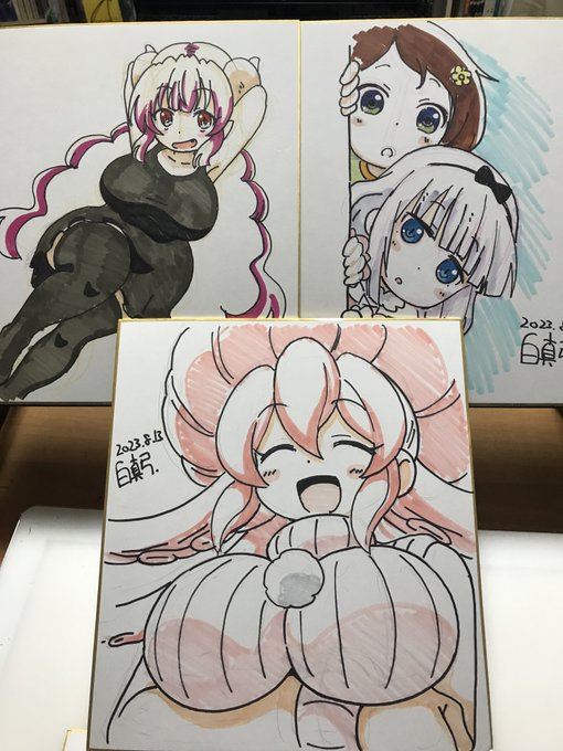 投票ありがとうございます。
そんな割合で色紙描いていこうと思います。 