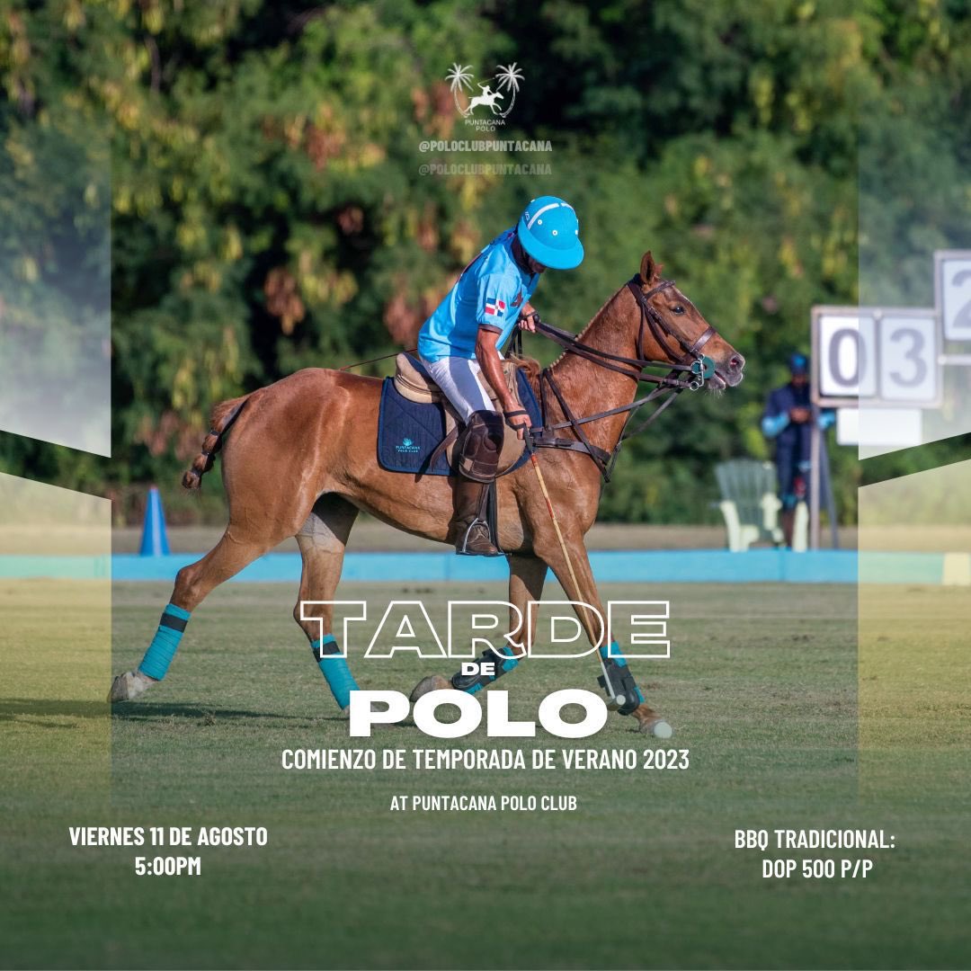 Today, Polo season kick off!
<a href="/PUNTACANARESORT/">Puntacana Resort</a> <a href="/swimhorsepc/">Swim Horse Punta Cana</a>