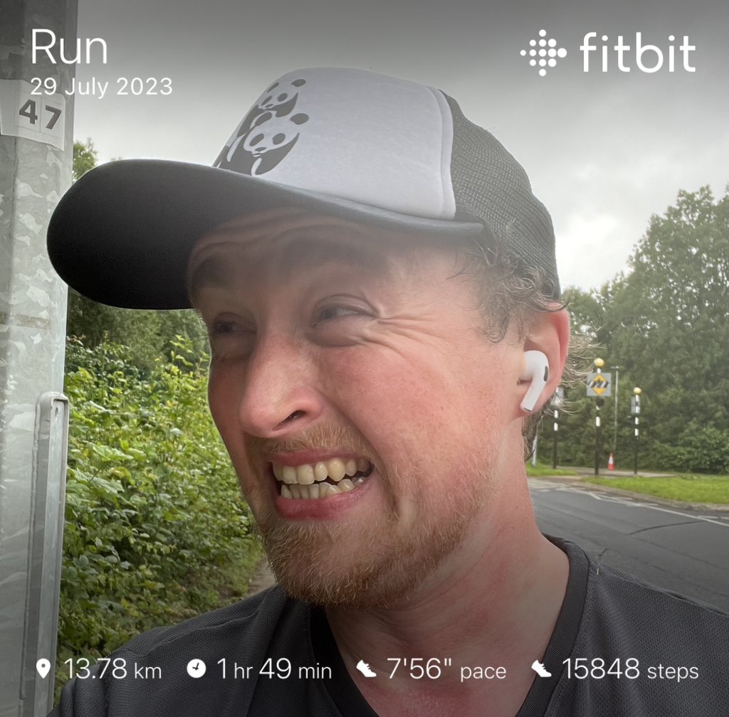 Lots of training done for my children’s charities run at the end of the month!

If you’d like you can donate here: giv2go.com/fundraising-ev…