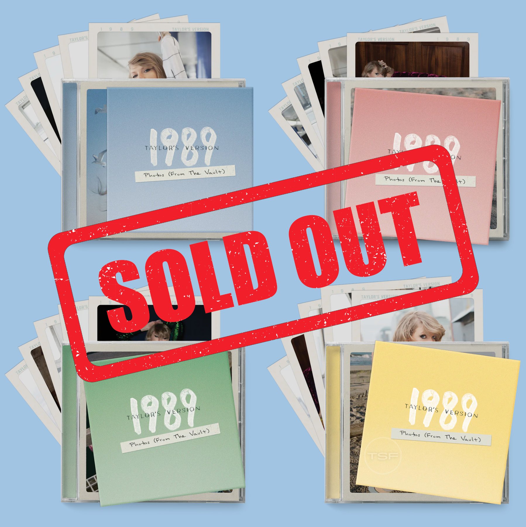 Taylor Swift Facts on X: ‼️  All 4 variants of “1989 (Taylor's Version)”  are completely SOLD OUT. — The Deluxe CD's alone sold 240,000 copies under  a day.  / X
