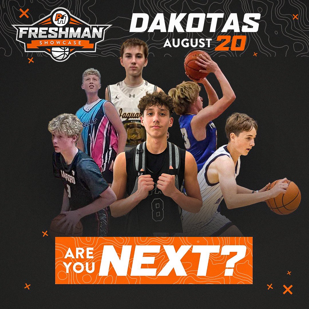 🚨 𝙅𝙤𝙞𝙣 𝙏𝙝𝙚 𝘽𝙚𝙨𝙩 

The Freshman Showcase is coming to South Dakota on August 20th and it is filling up with top talent!

Register: events.prephoops.com/e/795/register…
