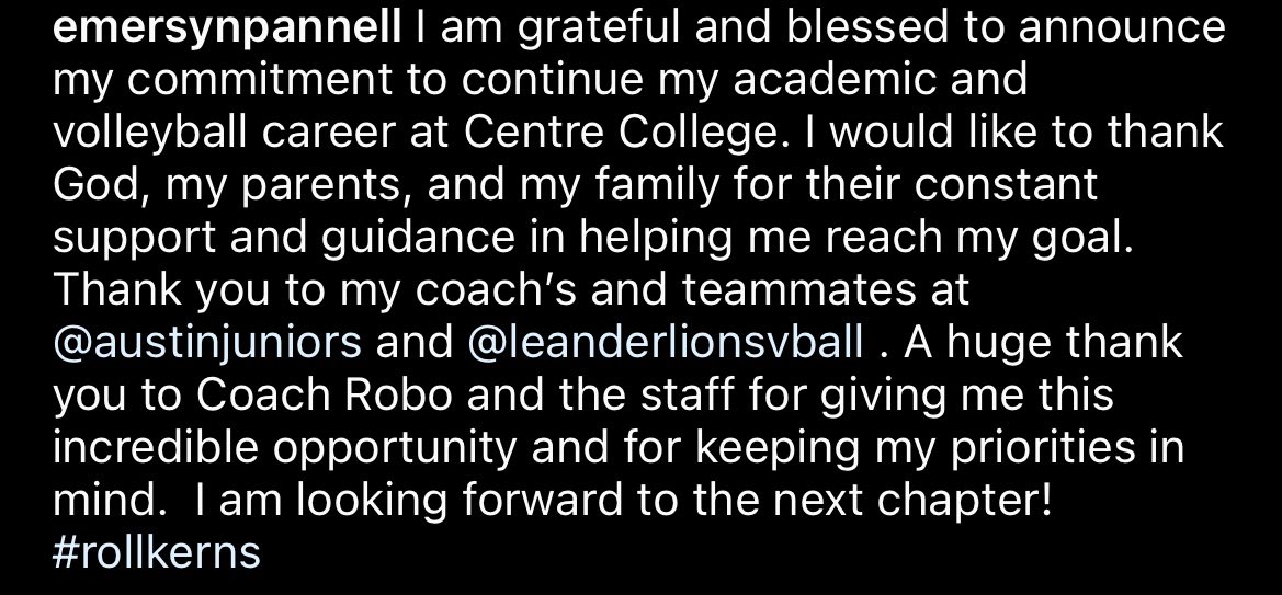 🚨𝗖𝗢𝗠𝗠𝗜𝗧𝗧𝗘𝗗🚨

Congratulations to Emersyn Pannell (AJV 18 Molten) on her commitment to Centre College! We are proud of you and excited to see the next chapter of your career unfold in Kentucky🤩

#settingahigherstandard // #goldrush