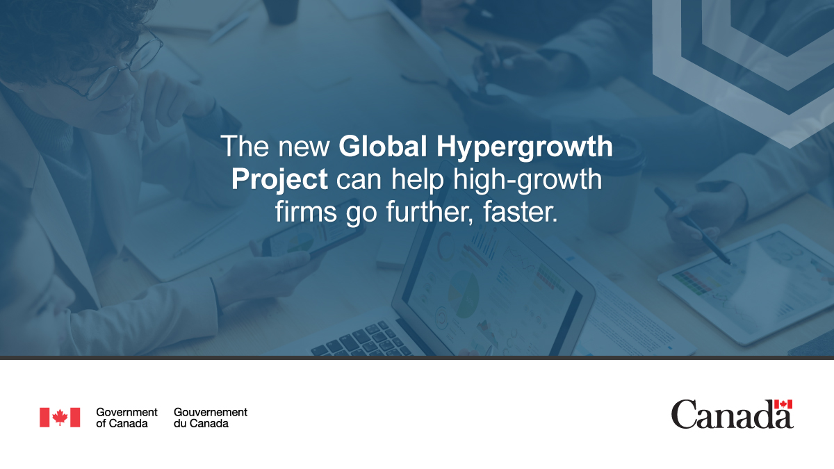 canadabusiness's tweet photo. #ICYMI: Minister Ng announced the first cohort of innovative Canadian companies to be part of the #GlobalHypergrowthProject, which will help these firms go further, faster. Learn more: https://t.co/zNdfQqxCVQ https://t.co/O4NnZk20m9