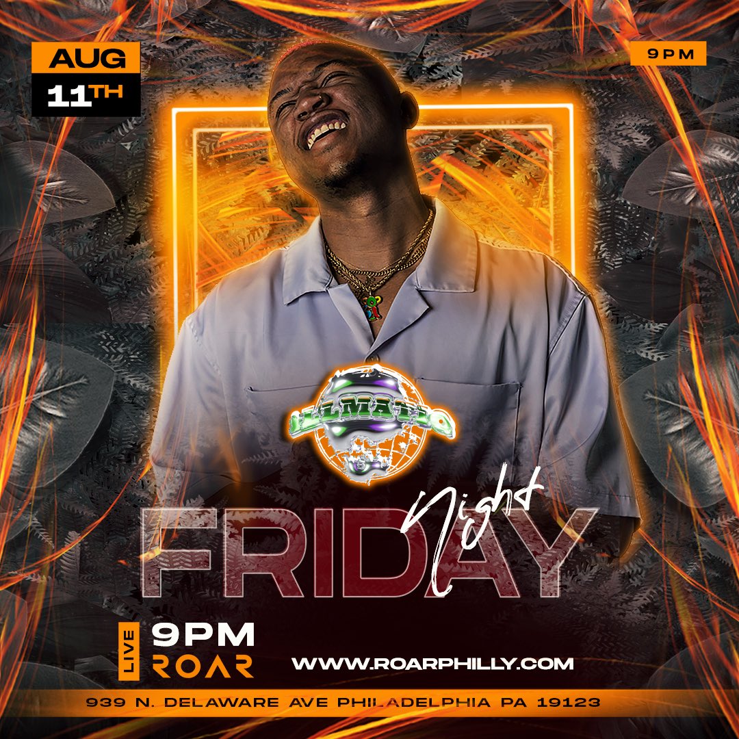 SOCouches's tweet photo. TONIGHT‼️
Come stand with us @ Roar nightclub Philly for the ultimate nightlife experience W/ SOC Fridays🛋
<RSVP> to the link below⤵️ for your open bar w/  free entry package or GA tickets🎫🥂
DM📲 us to reserve your VIP bookings &amp; Birthday celebrations 🎉🍾 https://t.co/4IPAJ6UFov