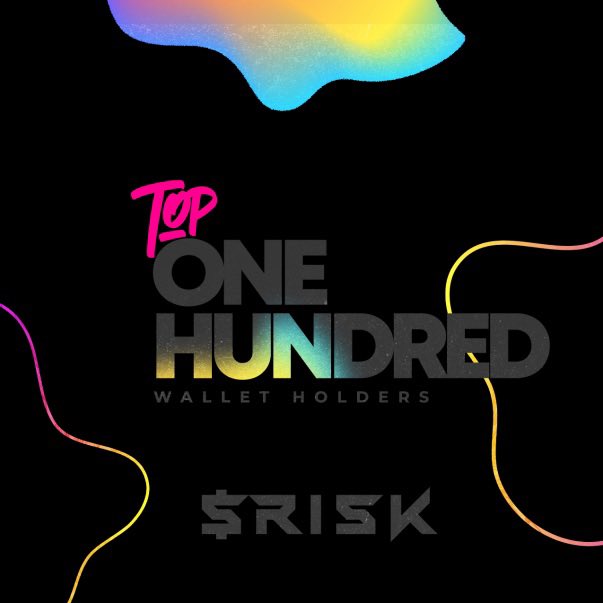 riskgamingco's tweet photo. β³β‘οΈ Only 4 days left in the INTENSE $RISK competition! Secure your place among the Top 100 $RISK holders and earn an exclusive 100% Lifetime Royalties Pass. ππ₯ Don't miss this chance! #Cardano #Top100Challenge https://t.co/cTcRRrkB7G