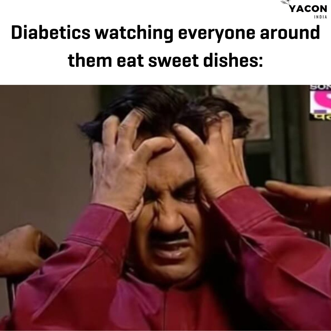 YaconIndia's tweet photo. When you replace sugar with Yacon Syrup, you wouldn't be frustrated when you see your non-diabetic friends eat sweet dishes
Order now from our website and get 10% discount using the code "NEW10": https://t.co/rBTt8Qfrs0
#diabetes #yaconsyrup https://t.co/eBtDGB1yDl