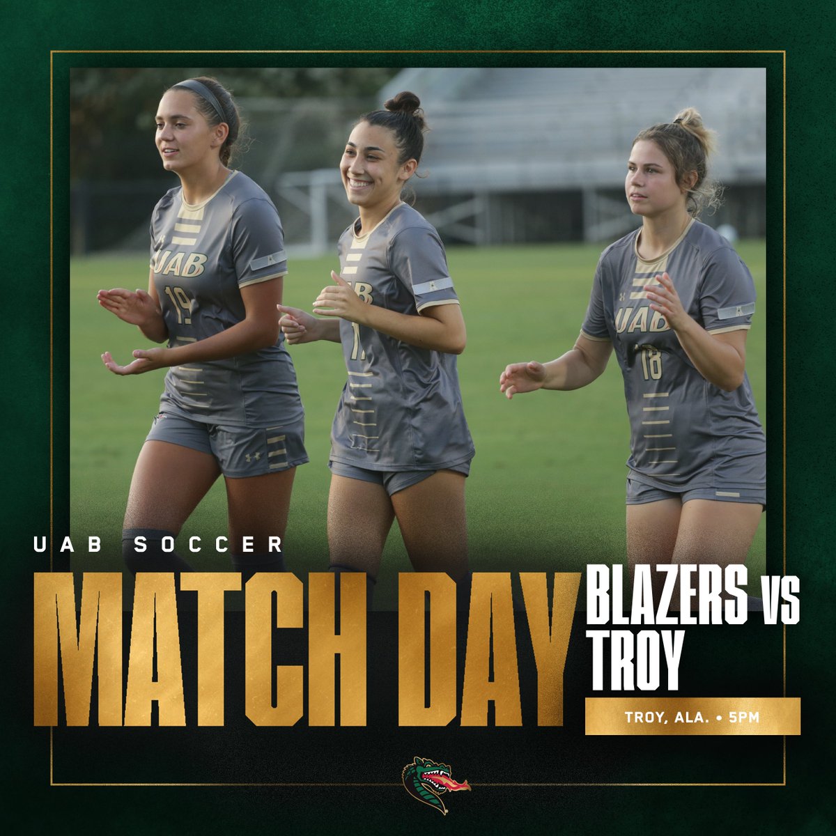 Last scrimmage before the opener. 

🆚 Troy
🕔 5 p.m.
🏟️ Troy Soccer Complex
📍 Troy, Ala.
#⃣ #WinAsOne