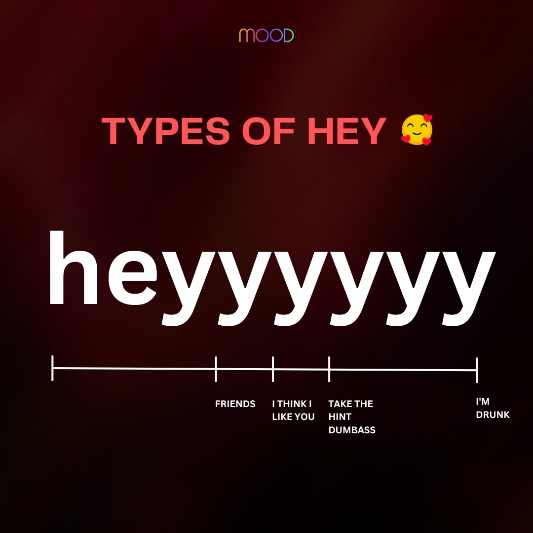 socialmoodindia's tweet image. Types of Heyy!  

#moodapp #friendsforever #friendslikefamily #BFF #rideordie #friendshipismagic #bestfriends #gratefulformyfriendshey #HeyGoogle #heyday