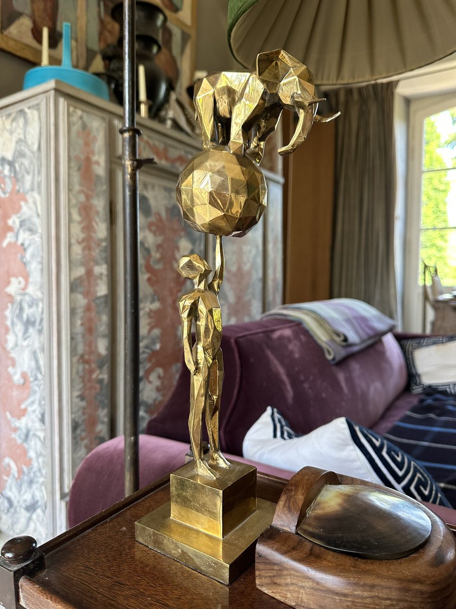 One of my bronze sculptures found its home in France