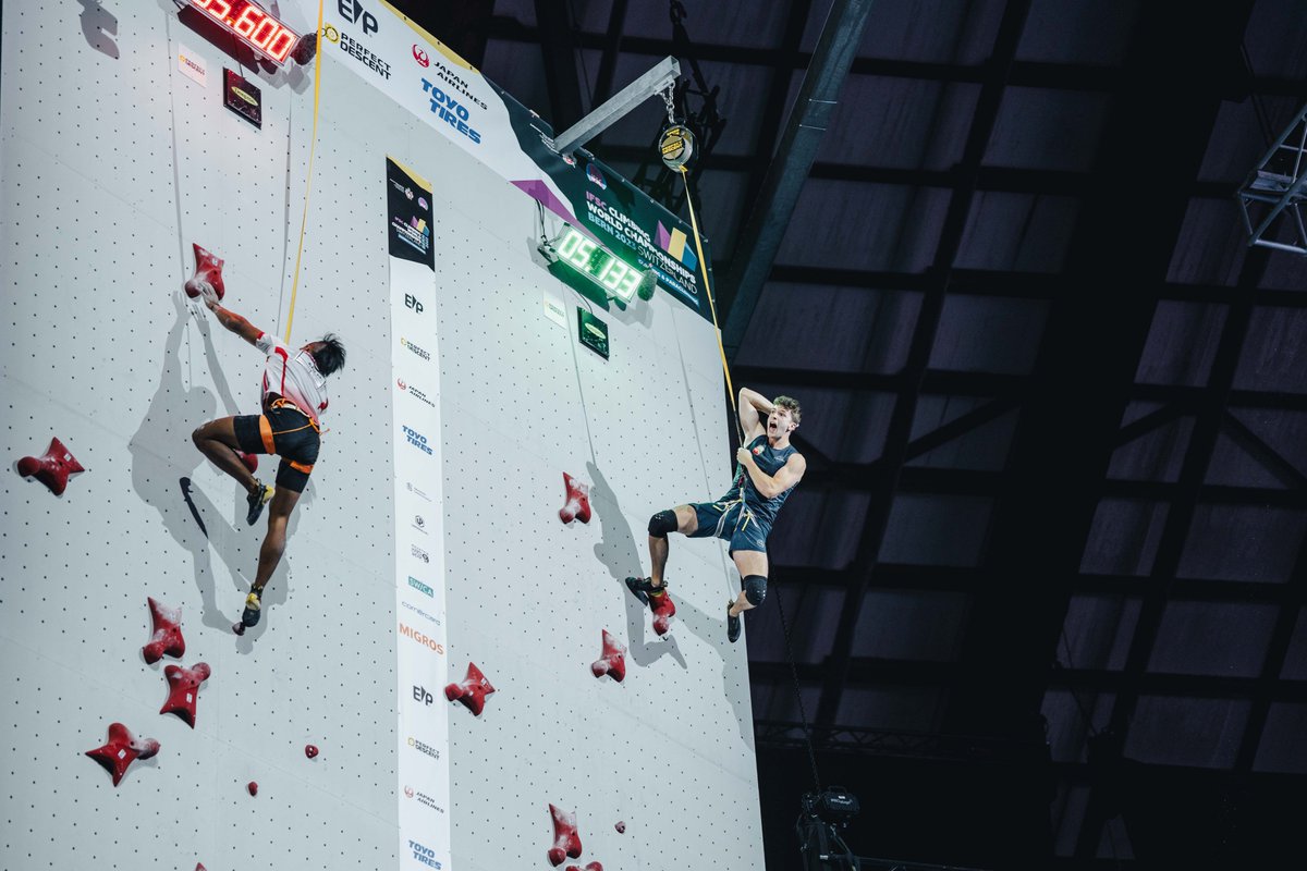 worldclimbing's tweet photo. New European record. 🇪🇺
New world champion. 🥇
The Olympic quota place for @paris2024. 🎟️

What else?!

@Federclimb @ItaliaTeam_it | #IFSC #SportClimbing #BernWCH #BernToClimb https://t.co/huLHTcLW1p