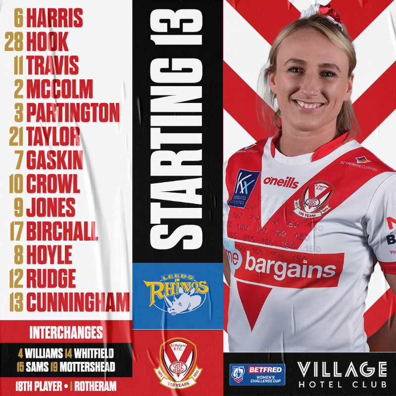 saints1890women's tweet photo. ๐ดโช๏ธ ๐๐๐๐ ๐๐๐๐! ๐ดโช๏ธ
Our side is locked in for the first ever Betfred Women's @TheChallengeCup Final at @WembleyStadium! ๐
Lets go, girls! ๐
#COYS | #HistoryInTheMaking https://t.co/nVbIqMqG9B