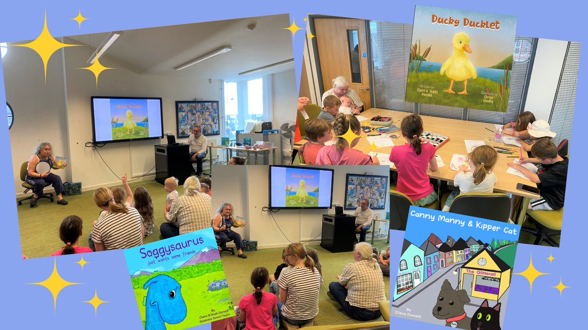 RiscaLibrary's tweet photo. Cawsom straeon gwych gan @ClaireDonald23 heddiw! 
Diolch yn fawr ✨

We had some great stories from @ClaireDonald23 today!
Thank you very much ✨ https://t.co/gqCW8zLWN9