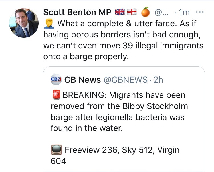 This is disgraceful, if there weren’t Tory donors making good money from this process then there would be no upside to this at all 🤦‍♂️