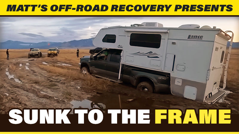 TruckCamperMag's tweet photo. A @Ford #F350 dually and @lancecampers 1161 sank to the frame in a mud swamp far from the reaches civilization.ย How did they get it out?
#MattsOffRoadRecovery did it! We tried to look away, but we couldnโt. This one isnโt for the faint of heart.
https://t.co/5qrEF8r53l https://t.co/K4drN8qg40