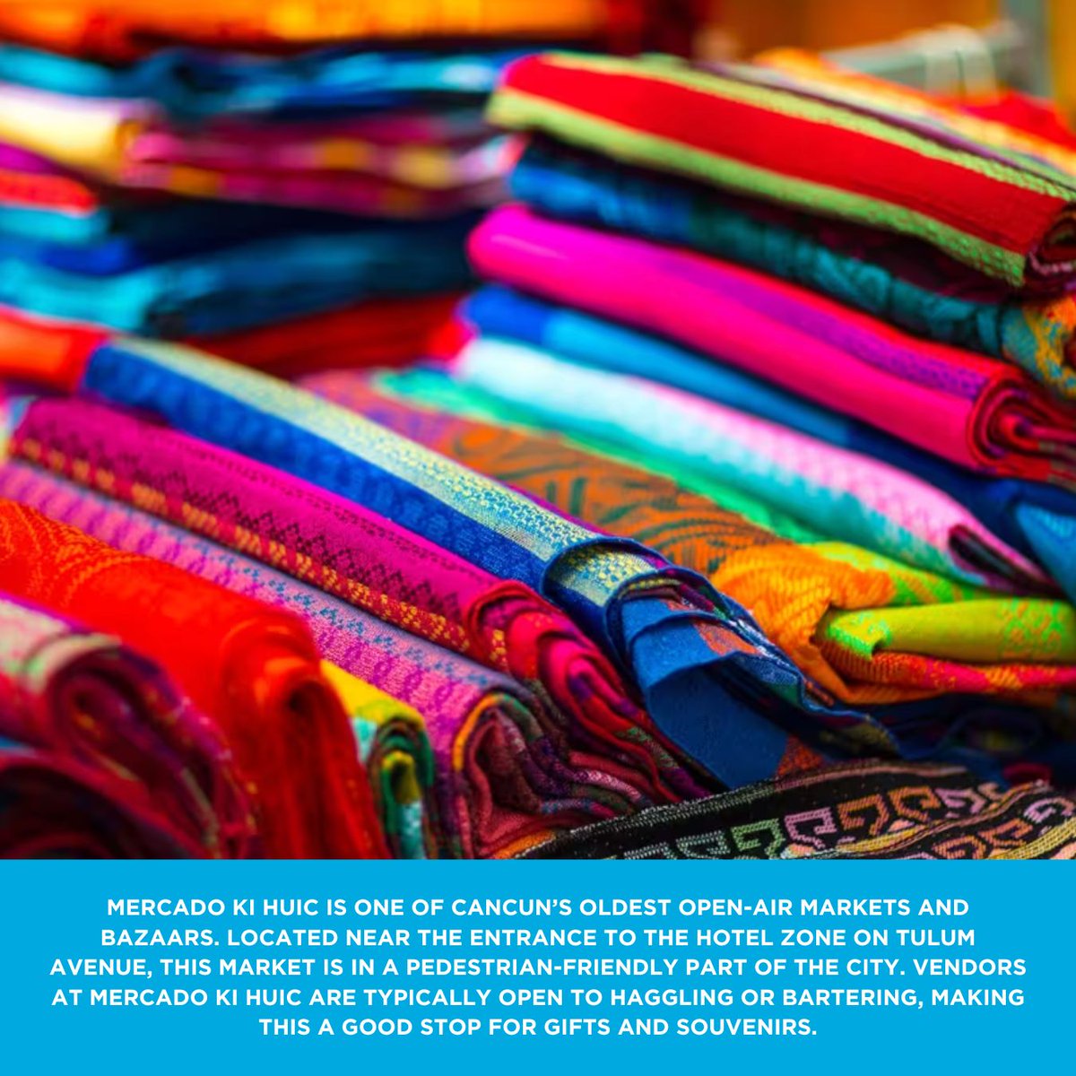Explore the vibrant aisles of Mercado Ki Huic, where culture comes alive through the colorful array of local flavors, crafts, and stories. 🛍️🌮✨ 

#airline #mexico #cancun #marketmagic #KiHuicAdventures #travel #travelinspo