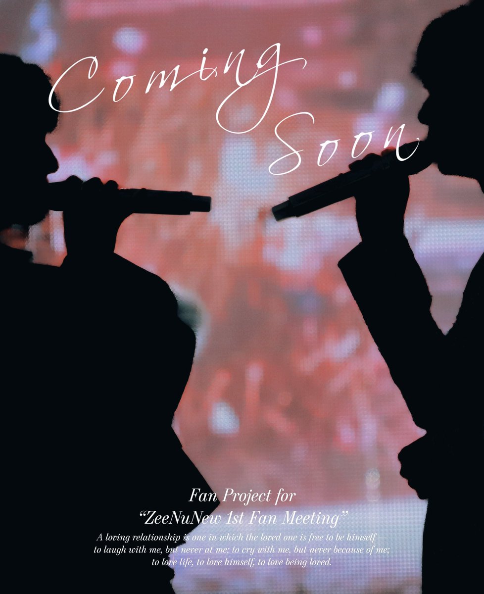 DMDPJ_TEAM's tweet photo. 𝗗𝗠𝗗 𝗣𝗿𝗼𝗷𝗲𝗰𝘁 𝗧𝗲𝗮𝗺 𝘅 𝗭𝗲𝗲𝗡𝘂𝗡𝗲𝘄 𝟭𝘀𝘁 𝗖𝗼𝗻𝗰𝗲𝗿𝘁 💫

รอติดตามรายละเอียดเร็วๆนี้ ฝากติดตามและสนับสนุนพวกเราด้วยนะคะ 💖

#ZeeNuNew1stConcert https://t.co/5HtQdEb016