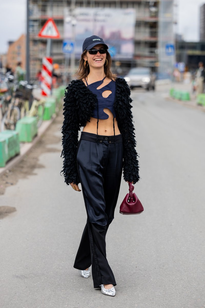 wmag's tweet photo. Sporty silhouettes and playful patterns are dominating #CPFW street style. See all the best looks here: https://t.co/gHK7CZYSKU https://t.co/wqxZrSl4pv